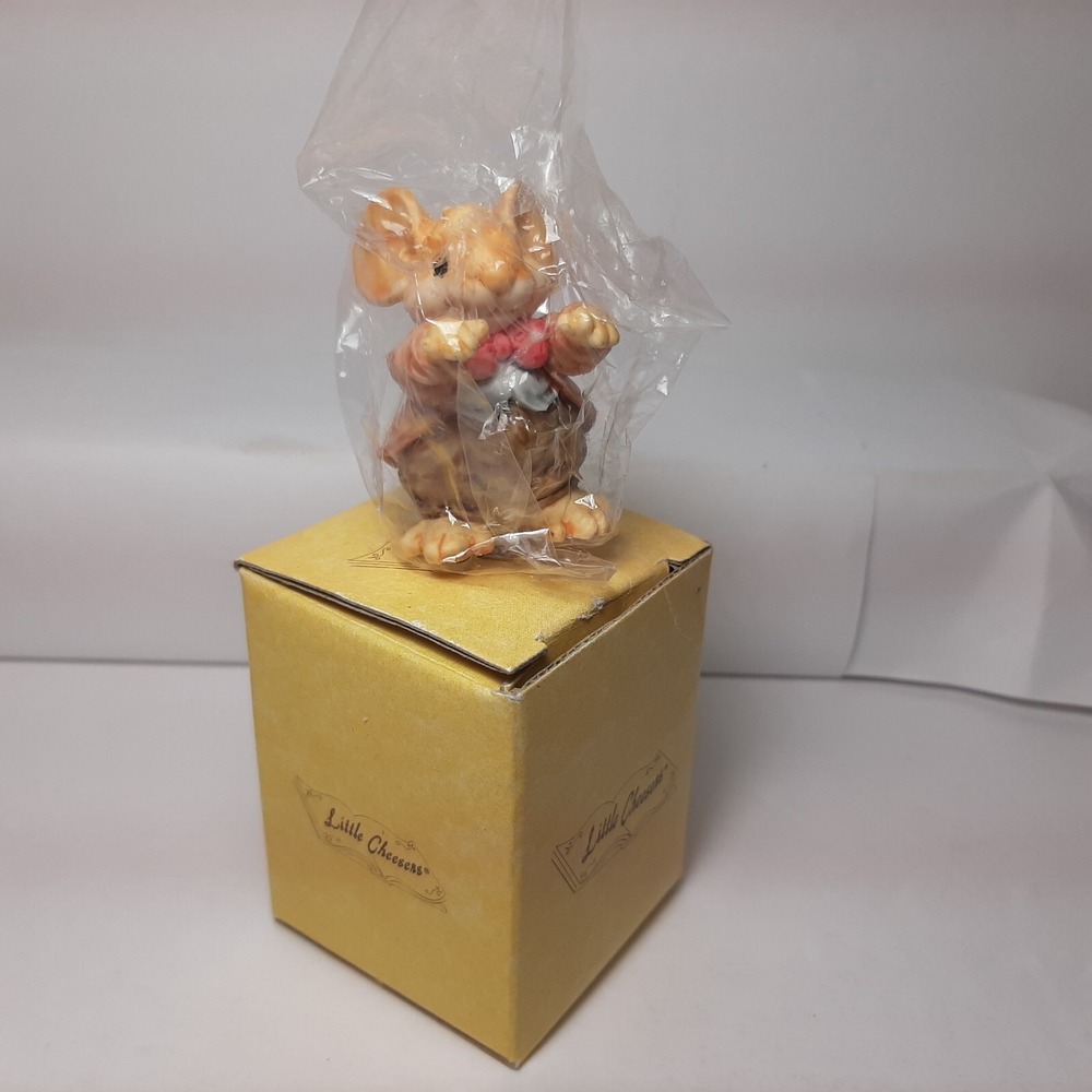 1991 Ganz Little Cheesers Papa Woodsworth Mouse Figurine #05101